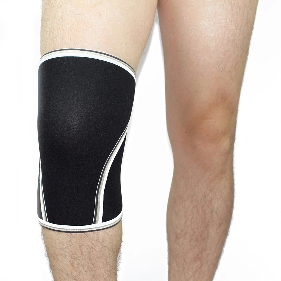 1 paire de genouillères Squat 7mm, Support pour hommes et femmes