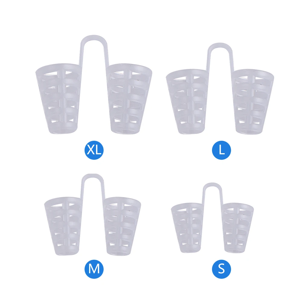 4pcs/Box Anti-Snore Nose Vent Silicone Comfortable Nasal Dilator Stop-Snoring Better Nose Breath Helps Snore Aids Stoper