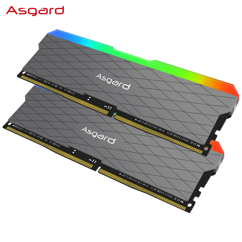 Imagem -02 - Asgard-dual Channel Rgb Desktop Memory Ram Ddr4 8gb x 16gb x 3200mhz Pc425600 1.35v w2 Series Rgb