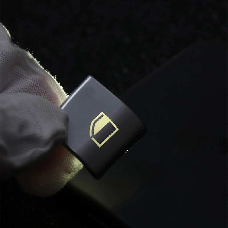 Car Styling Window glass lift switch button Cover stickers Trim For BMW F30 F34 F32 3 4 series GT Door Armrest panel Accessories