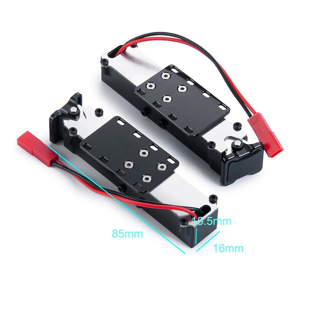 AXSPEED Metal Legs Electric Lift Outrigger Frame Support Feet Pillar 3.7~7.4V for 1/14 Tamiya Truck Trailer Tractor RC Model Car