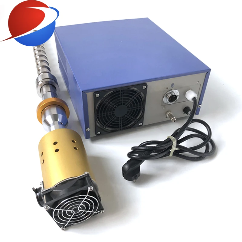 Titanium Alloy Ultrasonic Liquid Disperser Ultrasonic Vibration Reactor 20K 1500W Reactor And Ultrasonic Generator