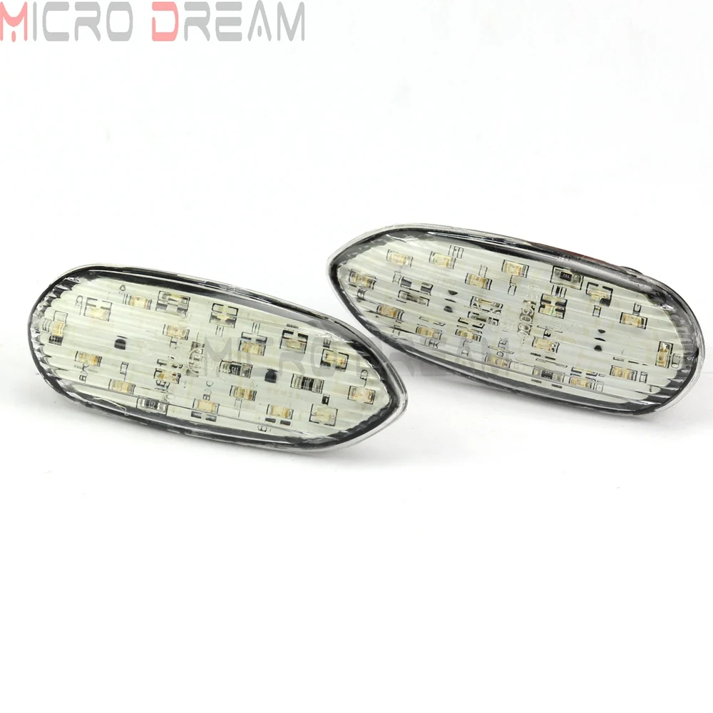 Custom Clear Flush Mount LED Turn Signals for SUZUKI GSXR 600 750 1000 GSXR750 GSXR600 GSXR1000 Sportbike 2005 2006 2007-2016