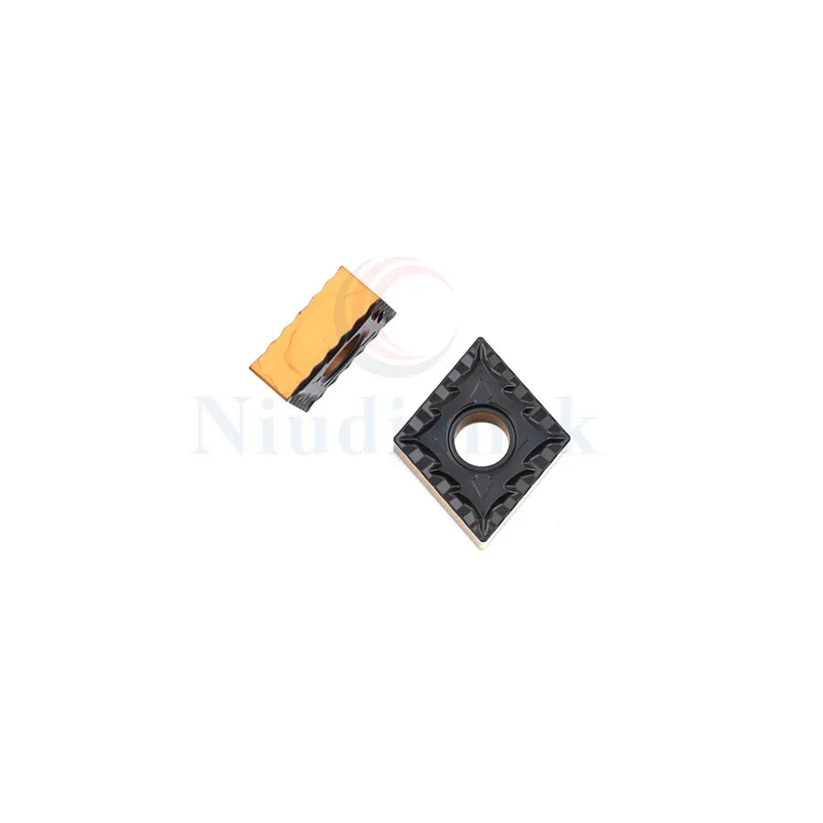 Lâmina de torno com inserção de carboneto, 2 cores para aço inoxidável, tamanhos lf9218 lf9218