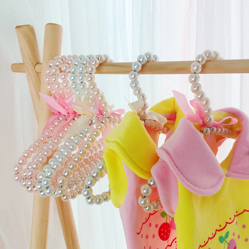 

Pearl Plastic Baby Hangers for Clothes, Kids Hanger, Child Clothes Rack, Pet Dog Mini Hangers, Top Quality, 5 PCs, 10PCs, 20cm