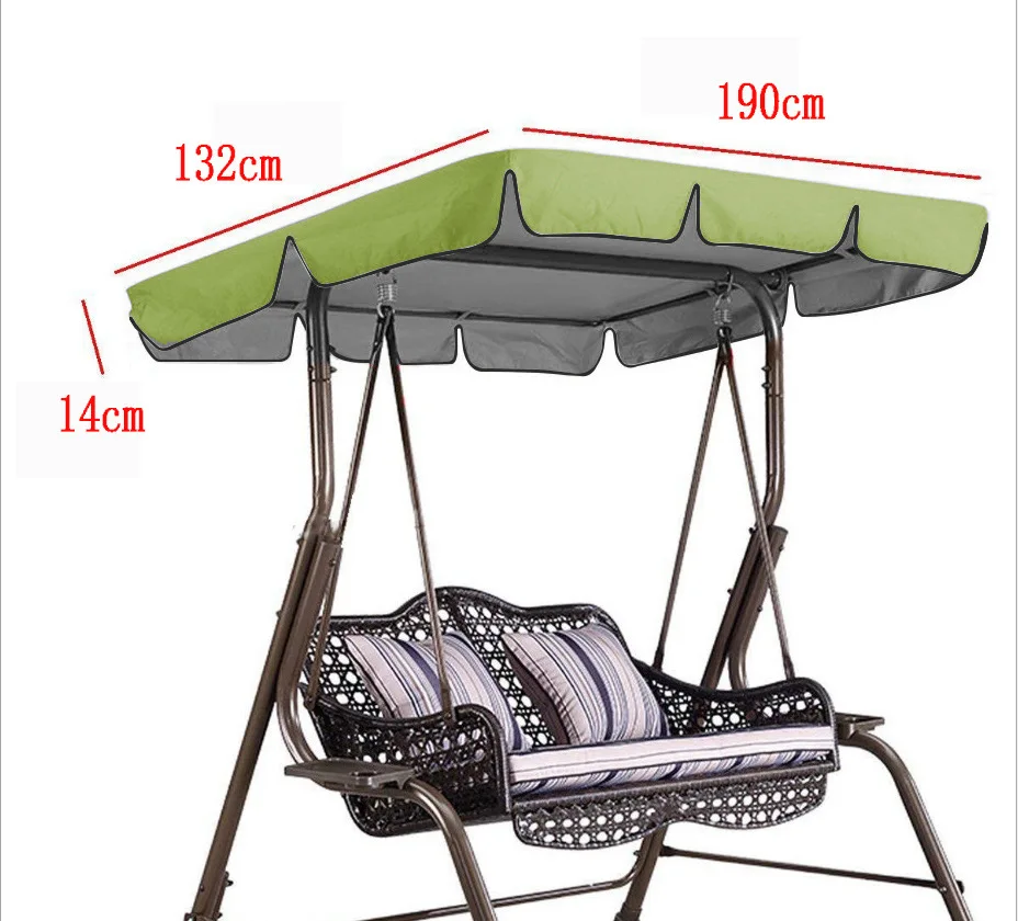 Swing Ceiling Cover Garden Courtyard Waterproof Polyester Taffeta Outdoor Dustproof