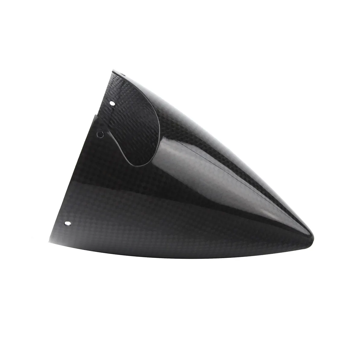 1piece 2 Blades Carbon Fiber Spinner Cone For Gasline RC Airplane 4\'\' with Black Plate