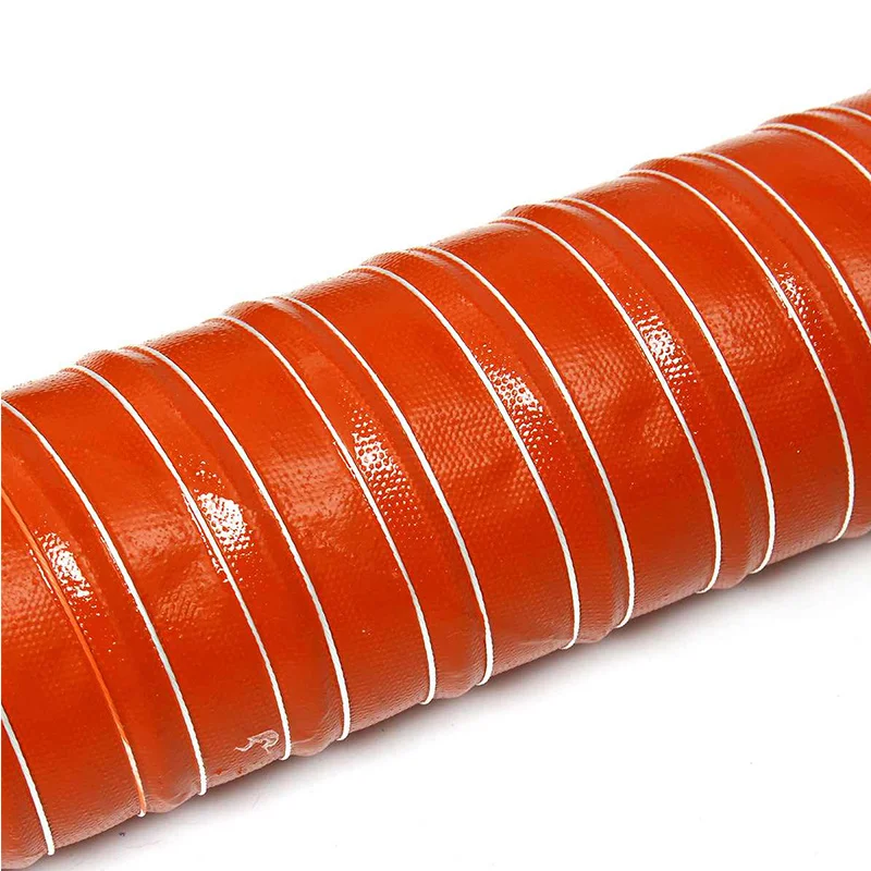 2M 25/32/38/42/45/51/63/76/80mm Car Hood Air Intake Pipe Car Hood Air Intake Pipe 1m Air Ducting Hose Tube Flexible Filter Pipe