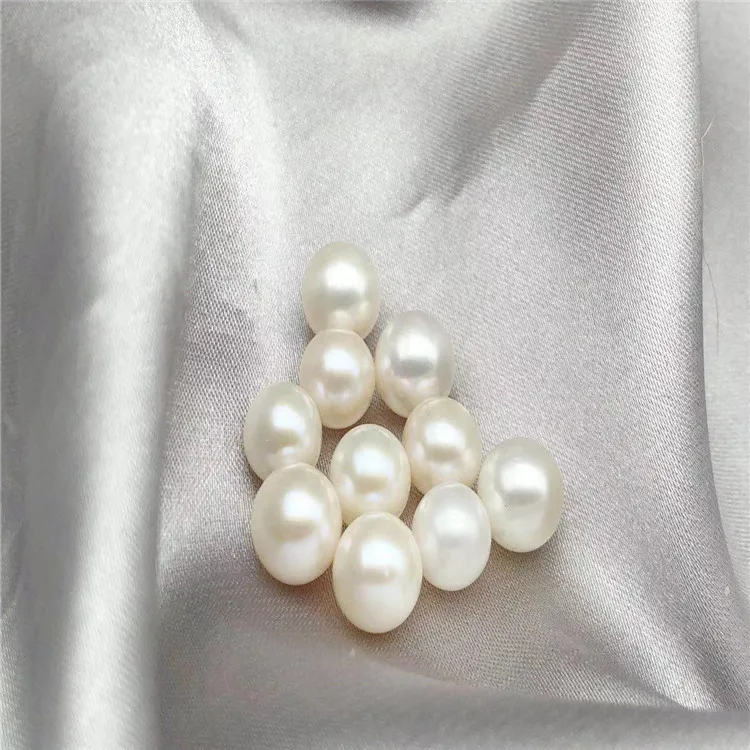 MADALENA SARARA Wholesale Genuine Pearl AAA Grade Freshwater Pearl Round Shape Natural Color Brightness Per Pair Women Earrings