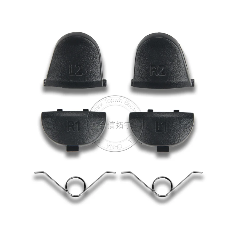 Hothink-kit de botões de disparador para ps4, versão 2.0, botões d-pad, capa de parafusos, chave cruzada, para playstation 4