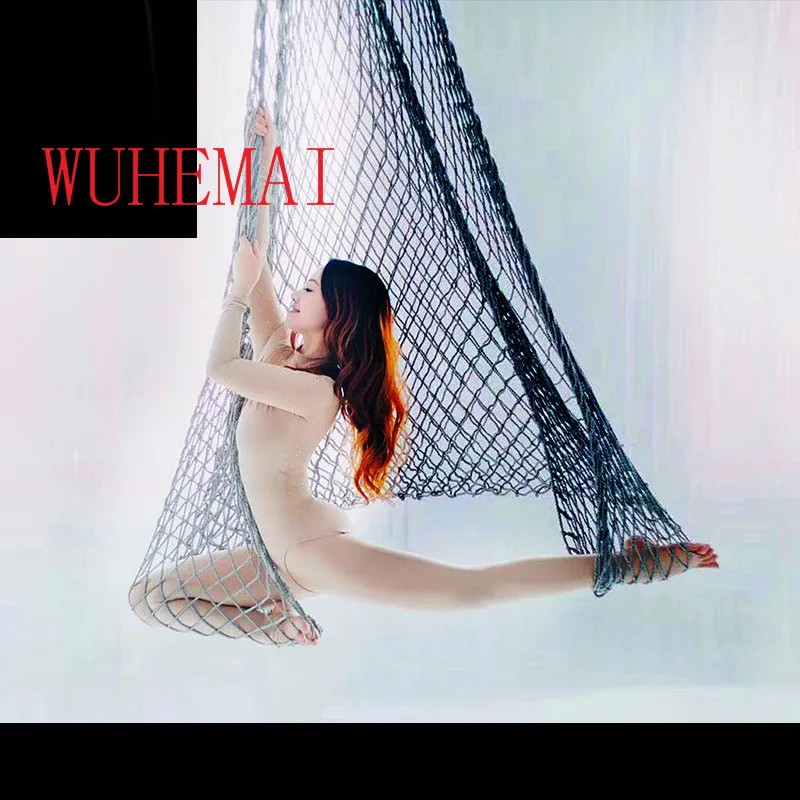 New Aerial yoga hammock yoga fishing net hanging net swing net rope hanging net bed net yoga fabric swing hammock belt aerial