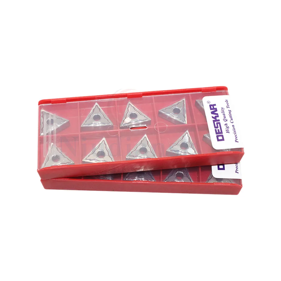 10PCS High Quality TNMG160404-HA K10 TNMG160408-​​HA K10 Carbide Alloy Inserts CNC Lathe Turning Tools，For Aluminum and Copper.
