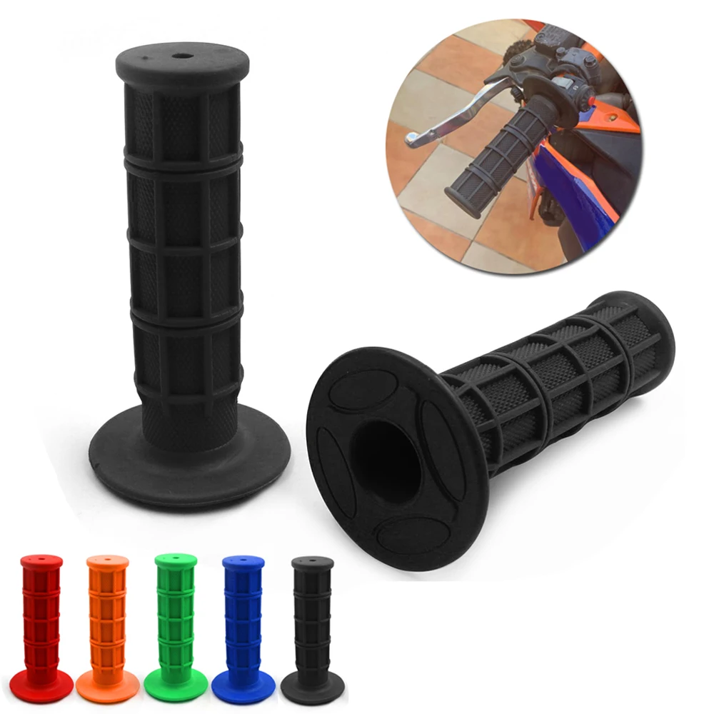 

7/8" 22mm Motorcycle Universal Rubber Handlebar Grip Handle Bar Grips For Honda Yamaha CRF YZF WRF KXF KLX RMZ Pit Dirt Bike