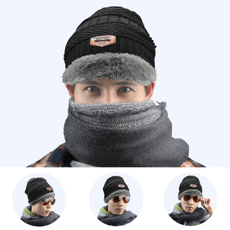 

Fashion Men Warm Knitted Winter Hat Soft Hats Skullies Beanies Winter Hat for Women Unisex Autumn Winter Knitted Caps 6 Colors