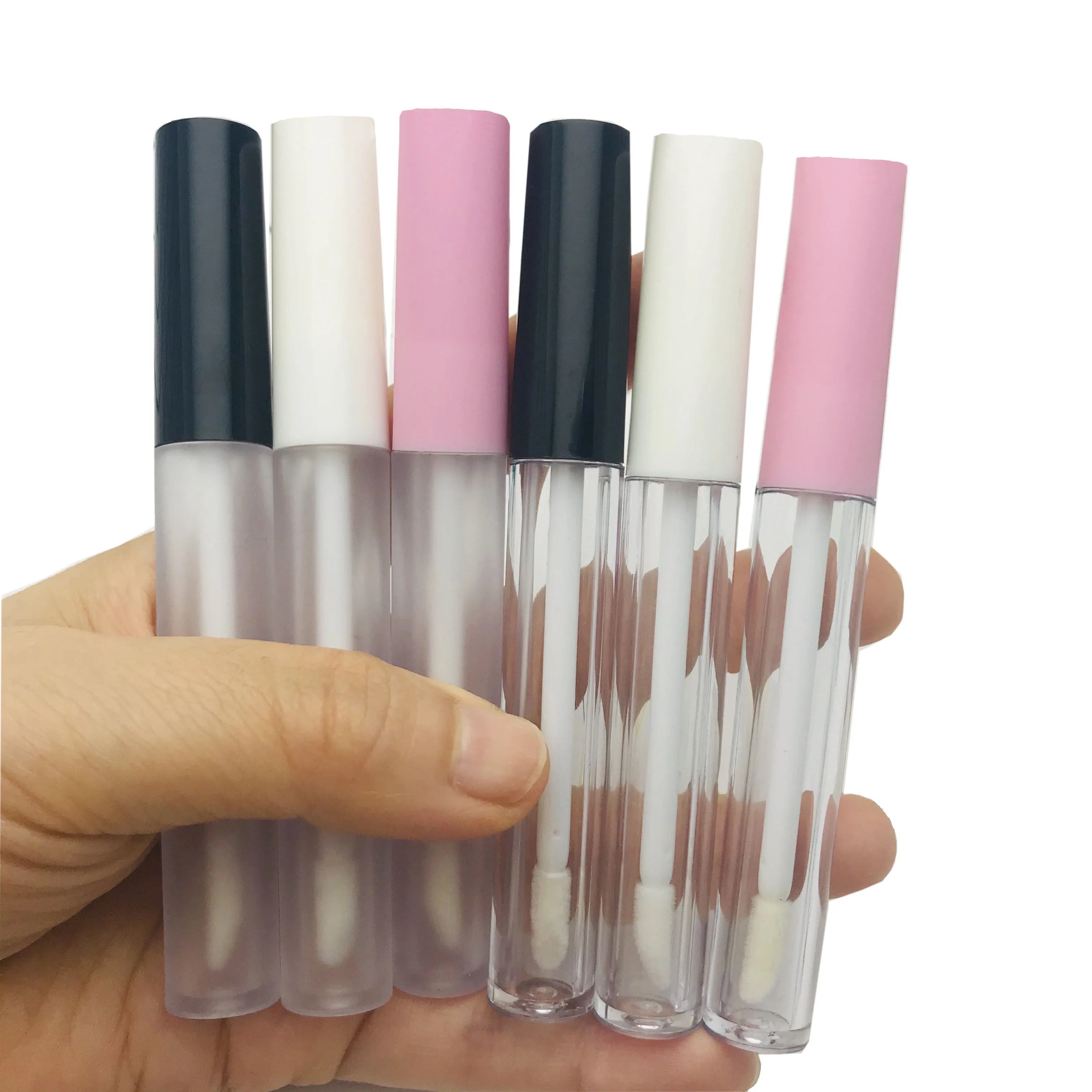 

2.5ml Empty Lip Gloss tubes AS Lipstick tube Clear/Frosted Lip balm cosmetic packing container