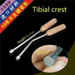 Orthopedic instrument medical knee joint tibial plateau top rod bar insertion device put bone graft Inserter straight curved AO