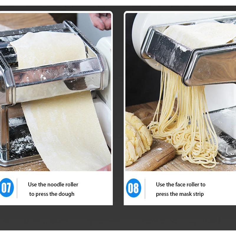 Pressing flour machine home electric noodle automatic pasta machine stainless steel noodle cutting dumpling skin machine