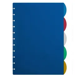 Separadores de Planificador de Índice de colores con agujeros de seta, accesorios para cuadernos de discos, A4, A5, B6, B5