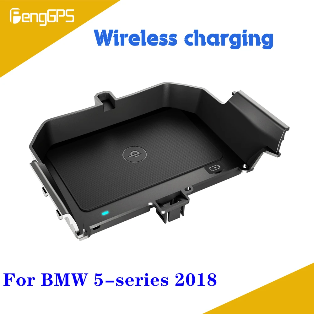 Quick Wireless Charger For  BMW F10 520D 528i F11 F18 2018 QI Fast Mobile Phone 10W Hidden Car Dashboard Holder Charging Pad