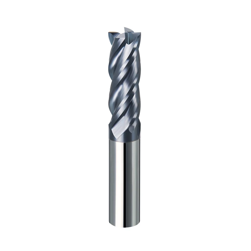 4flute 1mm -20mm 50L-100L straight shank HRC45 milling cutter router bit for CNC mill Carbide Tungsten Steel end mill