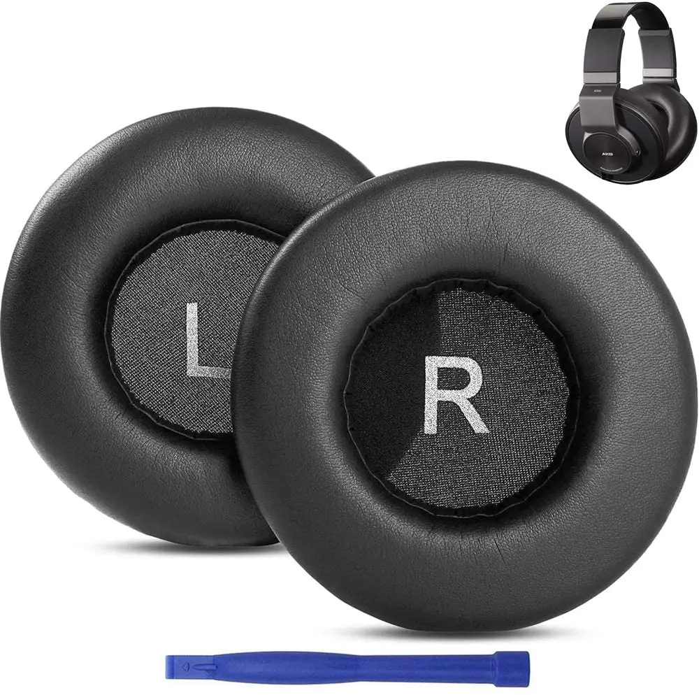 K550 Ear Pads Replacement Ear Cushion Earpads Protein Leather Memory Foam Pillow Ear Cups for AKG k551 k553 k 550 551 Headphones