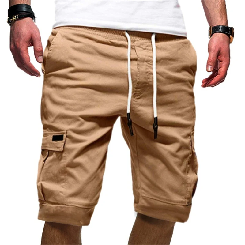 2024 Men's Shorts Cargo Shorts Summer Male Flap Pockets Jogger Shorts Casual Working Army Tactical Soft Comfort