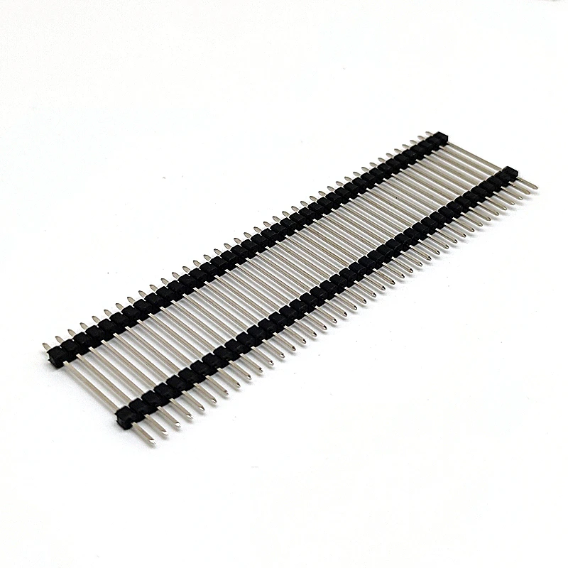 5PCS 40 Pin 1x40 2-Way Single Row Male 2.54 Breakable Pin Header Connector Strip for Arduino