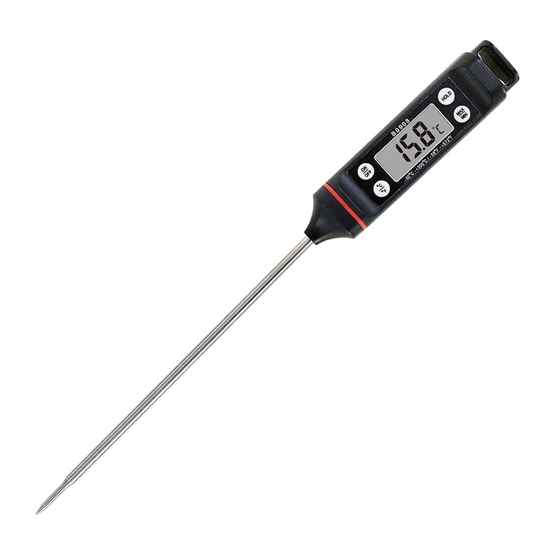 Digitale Voedsel Thermometer -50 ~ 300 ℃ Temperatuurmeting Lcd ℉/℃ Hoge Lage Temperatuur Meter Voor Koken barbecue Toast Melk Ijs