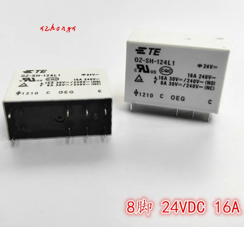 

OZ-SH-124L1 24VDC 8Pin 16A Relay