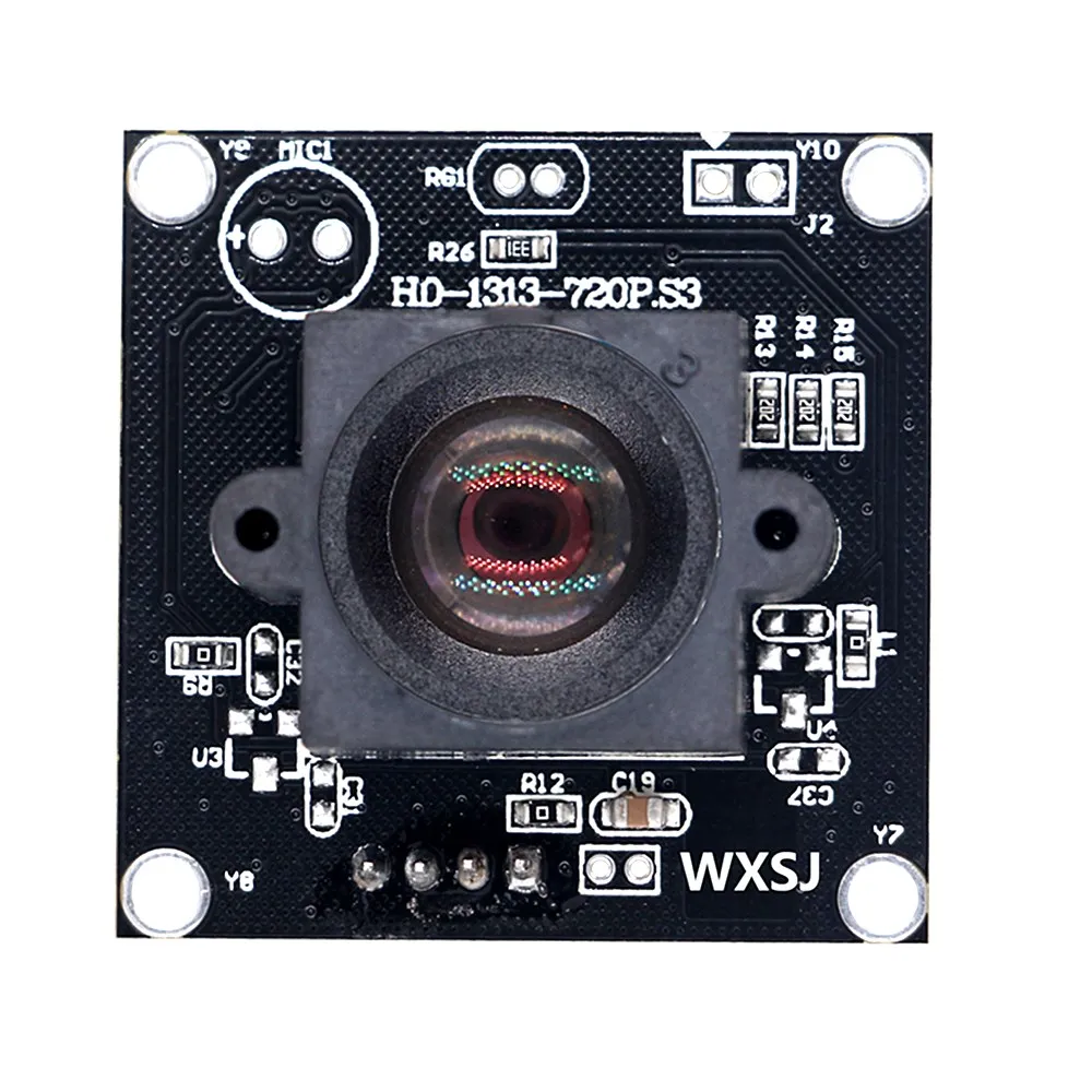 720P USB high-definition wide-angle camera module computer Android windows drive-free industrial face recognition ID photo