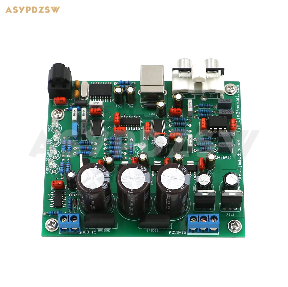 CS4398 DAC With USB Optical fiber 24/192K decoder 32K-192K/24BIT DIY Kit/Finished board