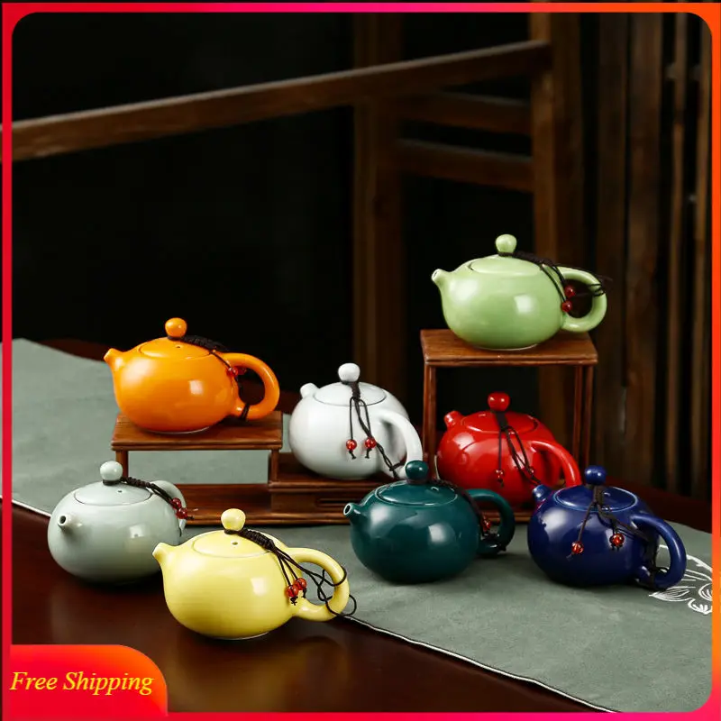 

Classic Tea Pot Xi Shi Teapots Ore Beauty Kettle Ball Hole Filter Handmade Tea Set Color Customized Gifts 160ml Tea Maker