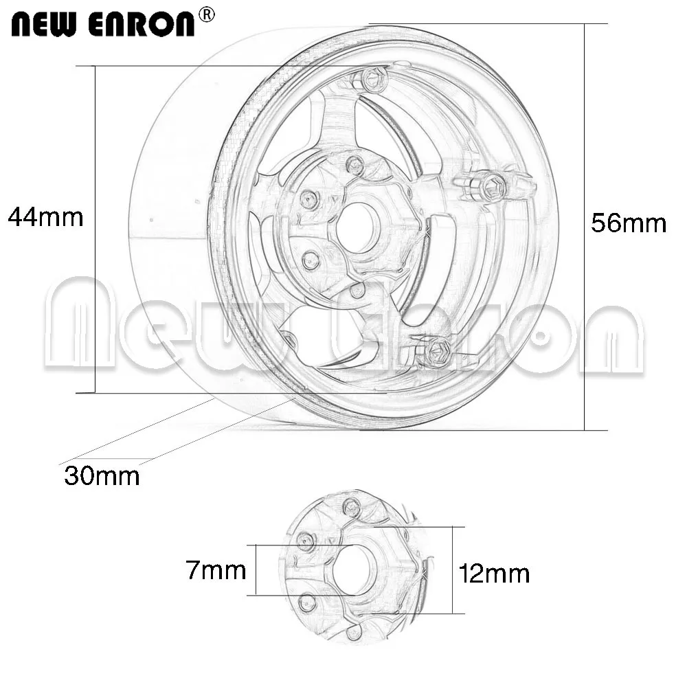 Wheels Hub Rims Tires 1.9