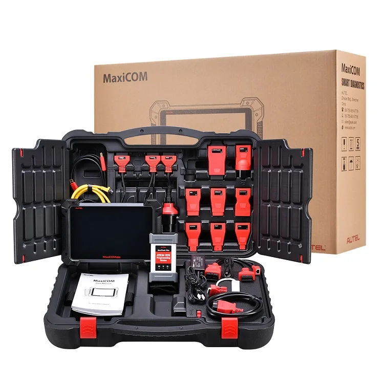 The MAXICOM MK908P adds more vehicle diagnostics than the Autel Maxisys Pro MS908P  with16 language support