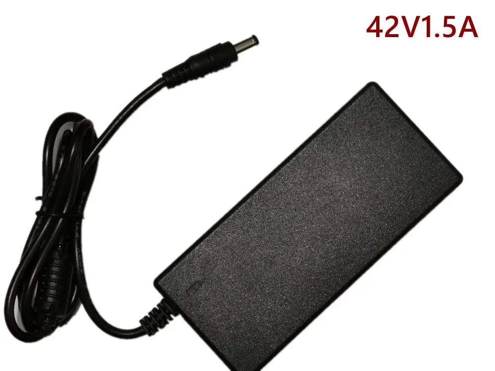 

Portable lithium battery charger, 42V, 1.5A, 100-240v, 5.5MM x 2.1MM polymer charger, EU / AU / US / UK plug