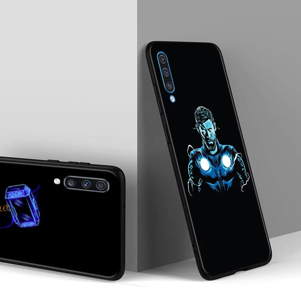 Case For Samsung Galaxy A50 A70 A10 A20e A30 A40 A20s A10s A10e A80 A90 A60 A30s Cover Silicone Shell Marvel Thor Superheroes