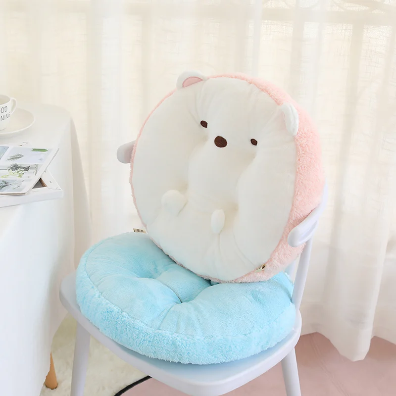 Sumikko Gurashi poduszka w stylu kreskówki na krzesło Sofa zagęścić poduszki poduszki siedzenia samochodu poduszki nocne Home Decoration urodziny