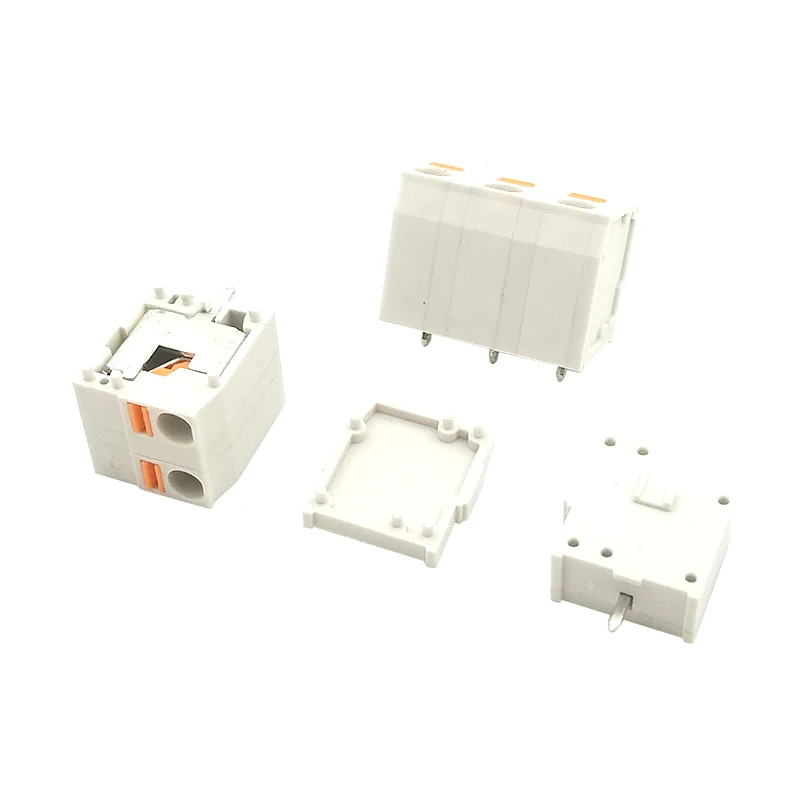10Pcs KF239 7.62 2P ~ 12P PCB SPRING TERMINAL BLOCKS 7.62mm 2PIN ~ 12PIN PHOENIX CONTACT DEGSON KEFA YANNIU
