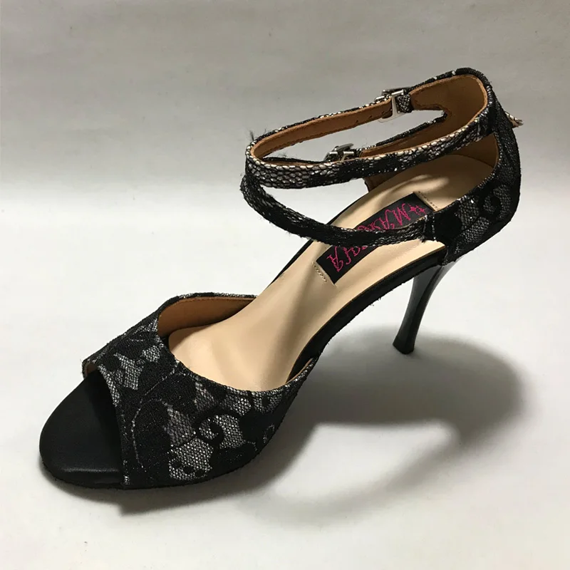 Zapatos de baile latino cómodos y a la moda para mujer, zapatos de salsa, tango, boda y fiesta, 6257SGL