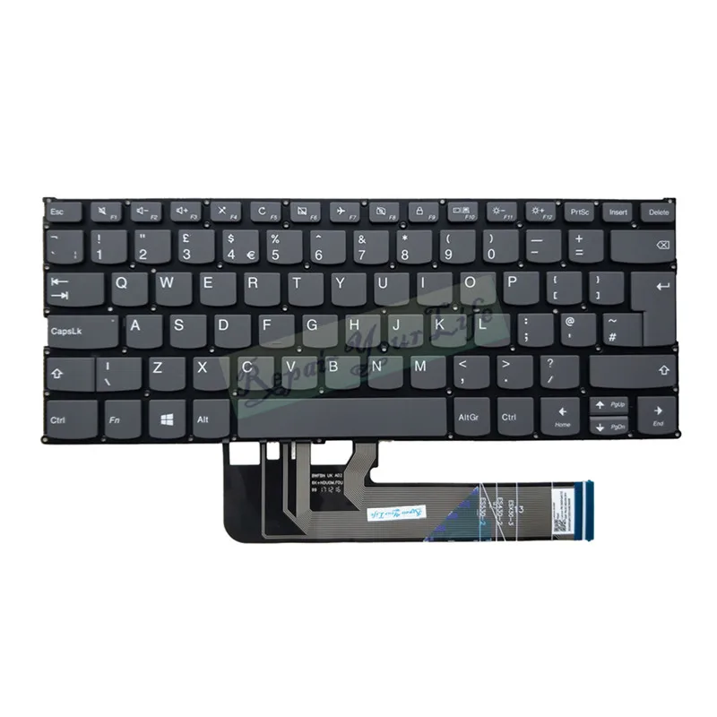 

UK English Laptop Keyboard for Lenovo YOGA 530-14IKB 530-14ARR 730-13IKB 13IWL 9Z.NDUSN.30U SN20Q40732 NSK-BW3SN PK131712A11