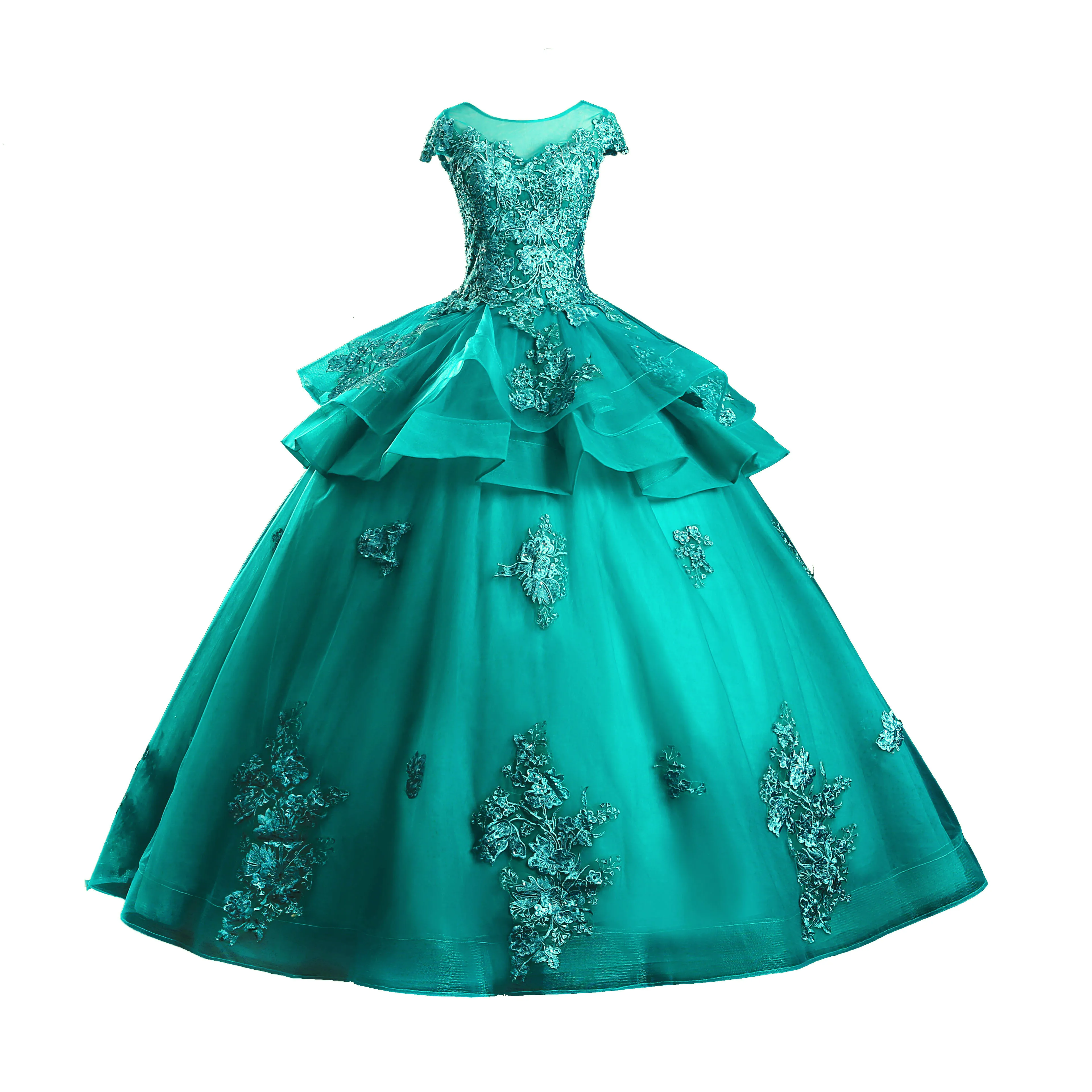 luxury peacock green embroidery beading ball gown dress Renaissance Gown queen dress Victorian/Marie Antoinette Belle