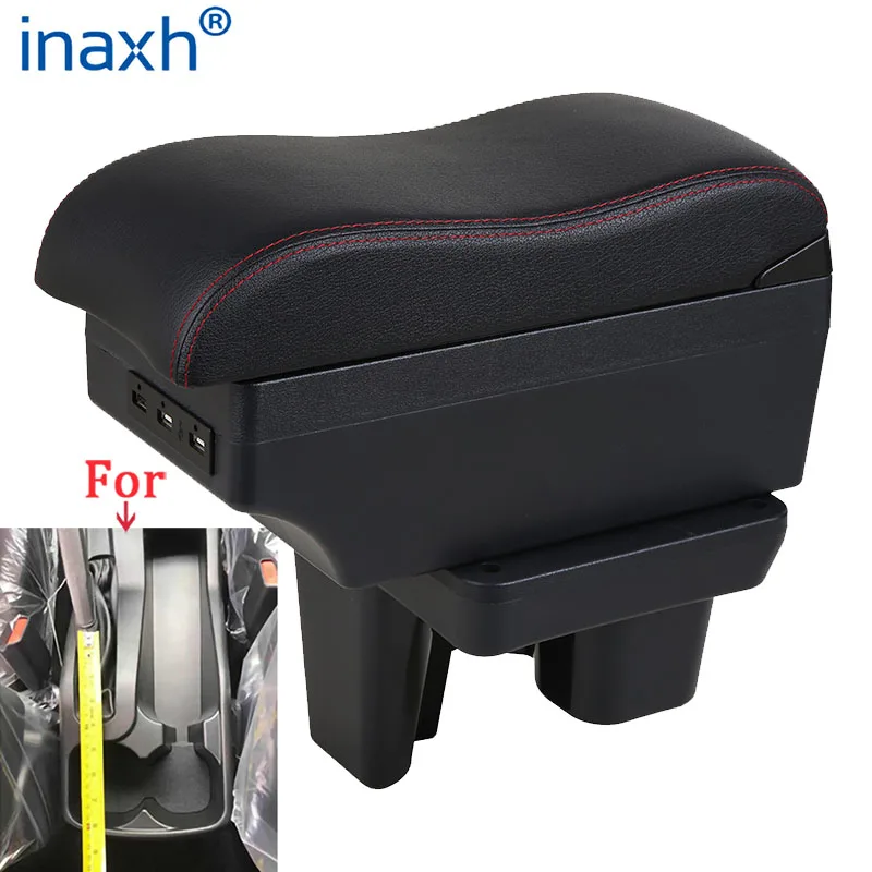 

For Toyota Hilux Armrest box Retrofit parts Interior Car Armrest Storage box Holder Ashtray accessories USB LED