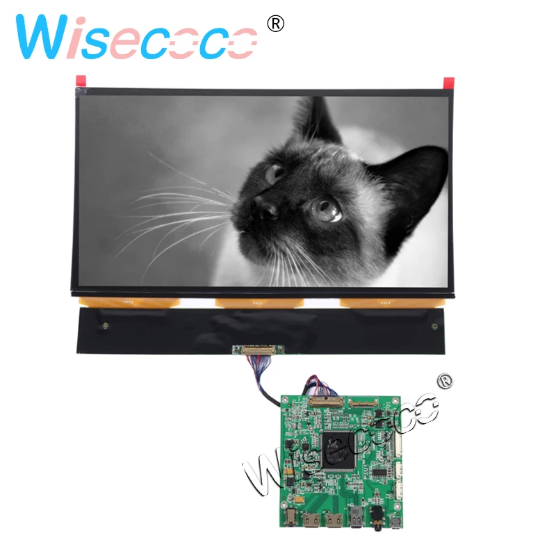 

13.3 inch UHD 4k 3840 * 2160 Monochrome Lcd Mono Display Module for 3D Printer High Transmittance Driver Board