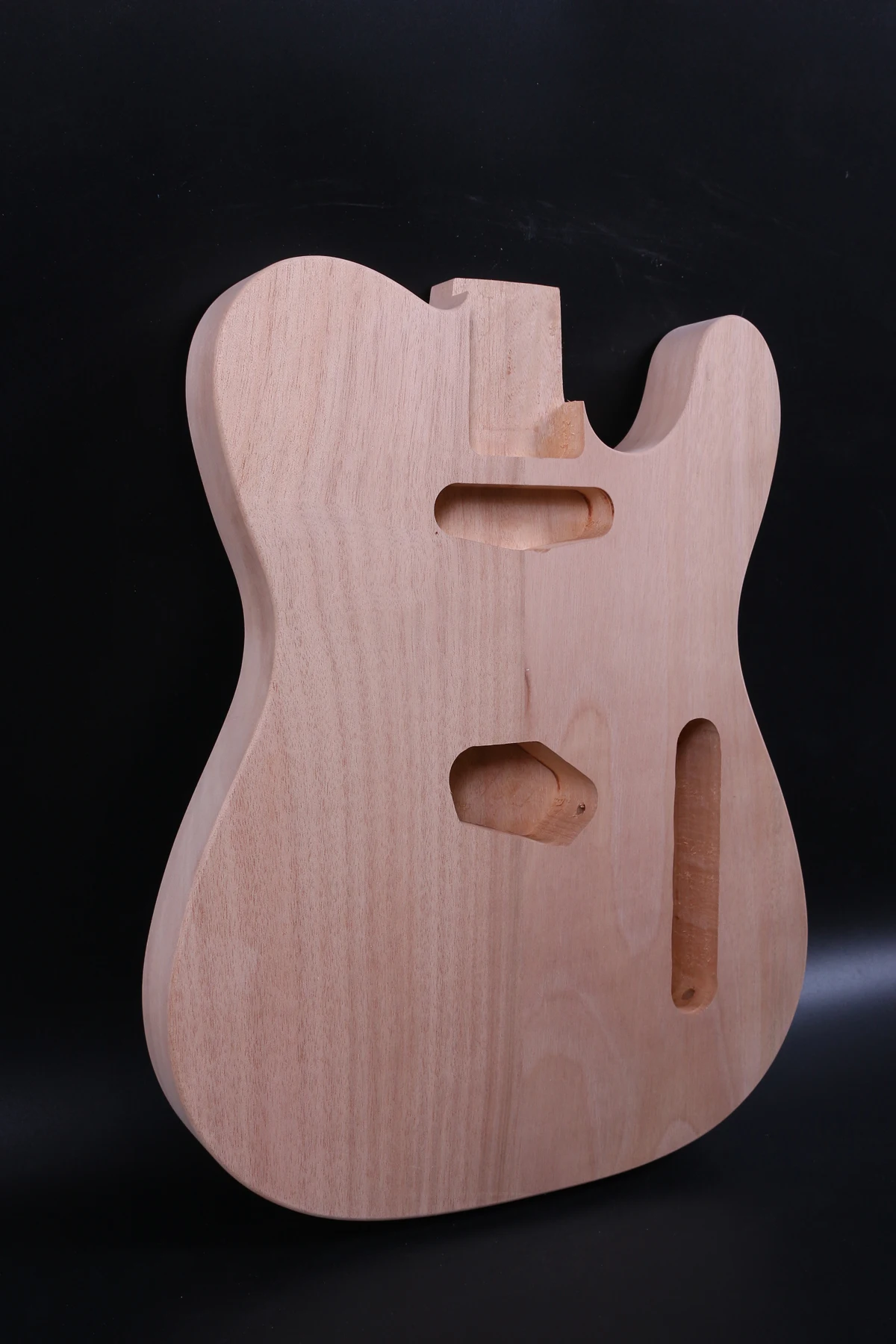 

Fit Diy Unfinished Electric Guitar Body bass wood or also have mahogany made maple top