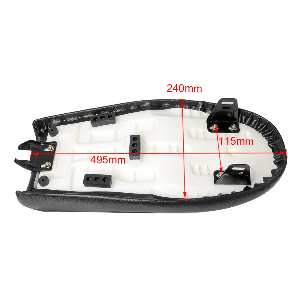 Motorcycle Vintage Hump Saddle Seat Replacement Suitable Hump Cushion Cafe Racer For Yamaha Kawasaki Honda CB500