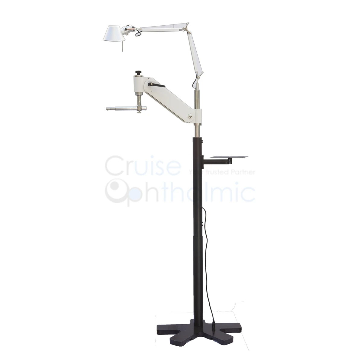 Optometric phoropter Floor Pole Stand CRJG-2 with Projector Holder | Optician Room Stand