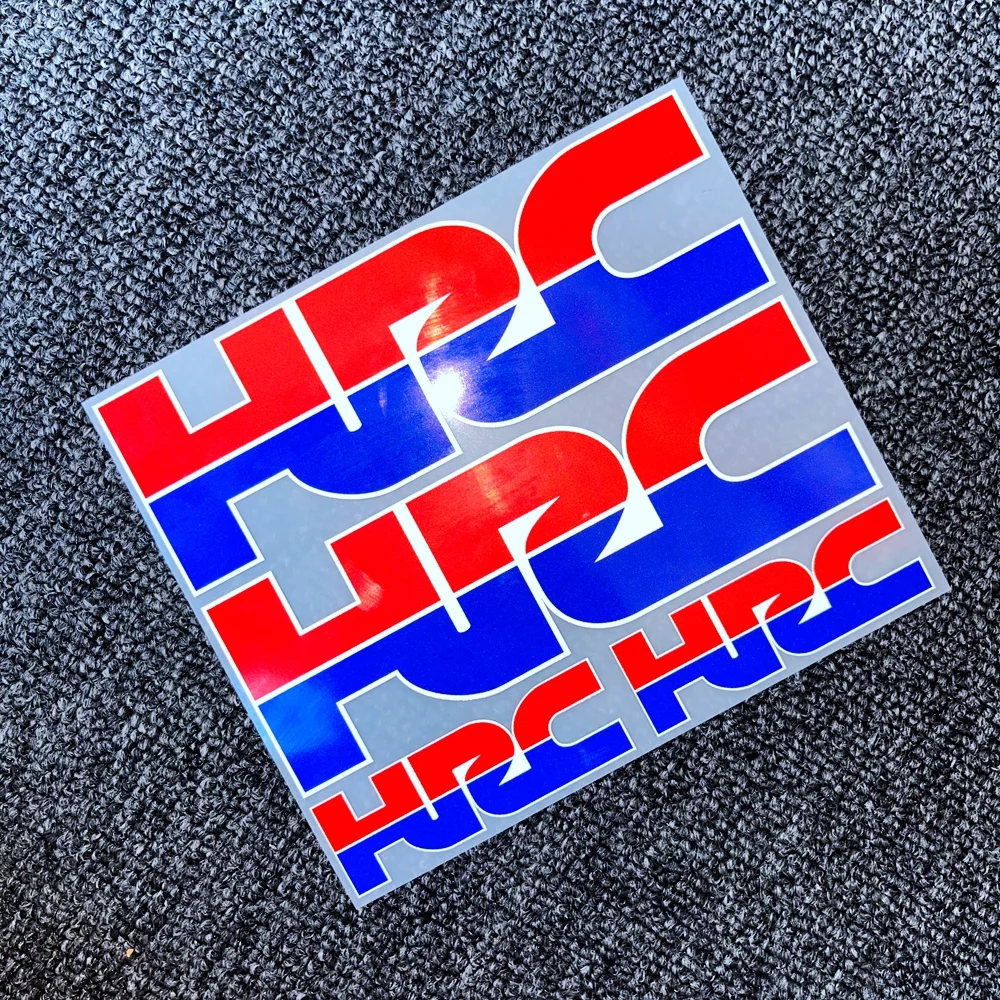 For Honda HRC CBR RR 250 300 500r 600r 650F 1000R Motorcycle Accessories Helmet Fuel Tank Decal Decorative Reflective Sticker