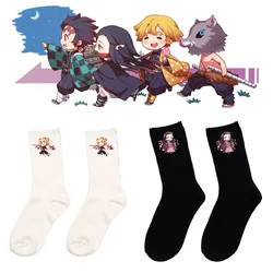 Calcetines de Anime Demon Slayer Kimetsu No Yaiba Todoroki Shoto, accesorios de Cosplay de dibujos animados, accesorios de Halloween