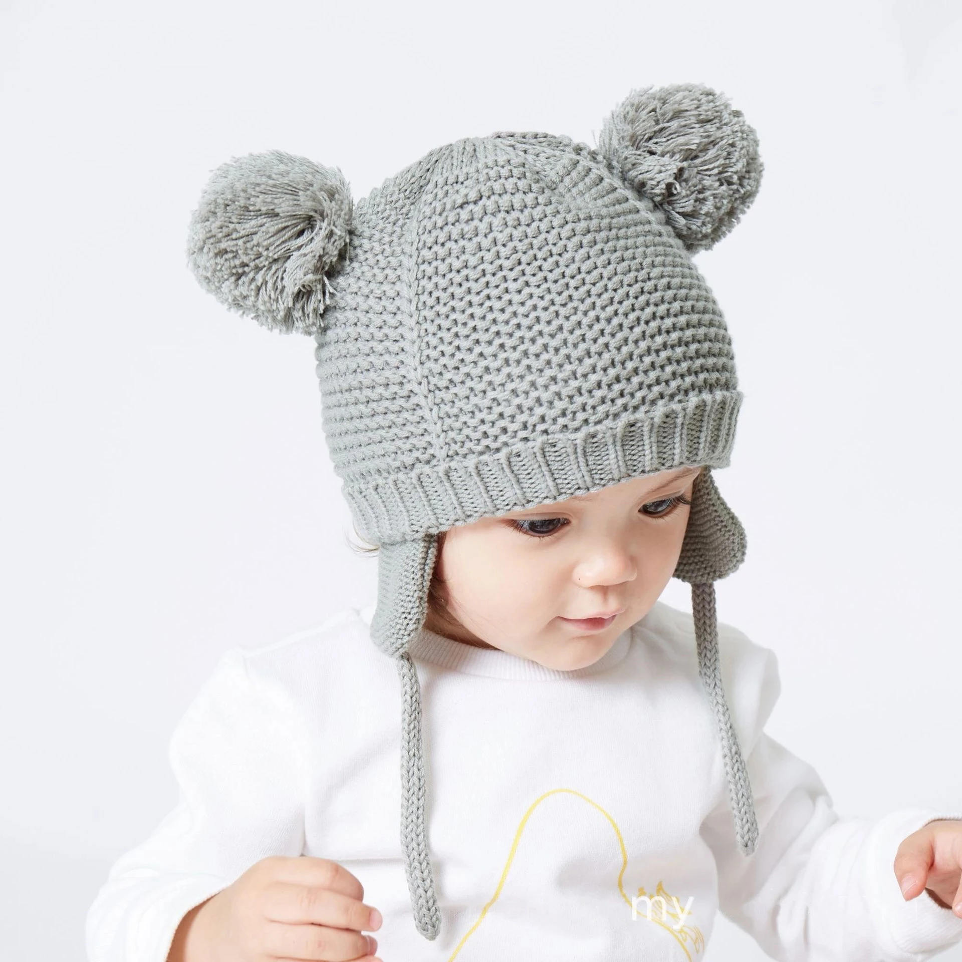 Fleece Hat for Baby, Boys Girls Beanie Hat,Winter Warm Hat for Infant Toddler Little Kids Knit Cap Children