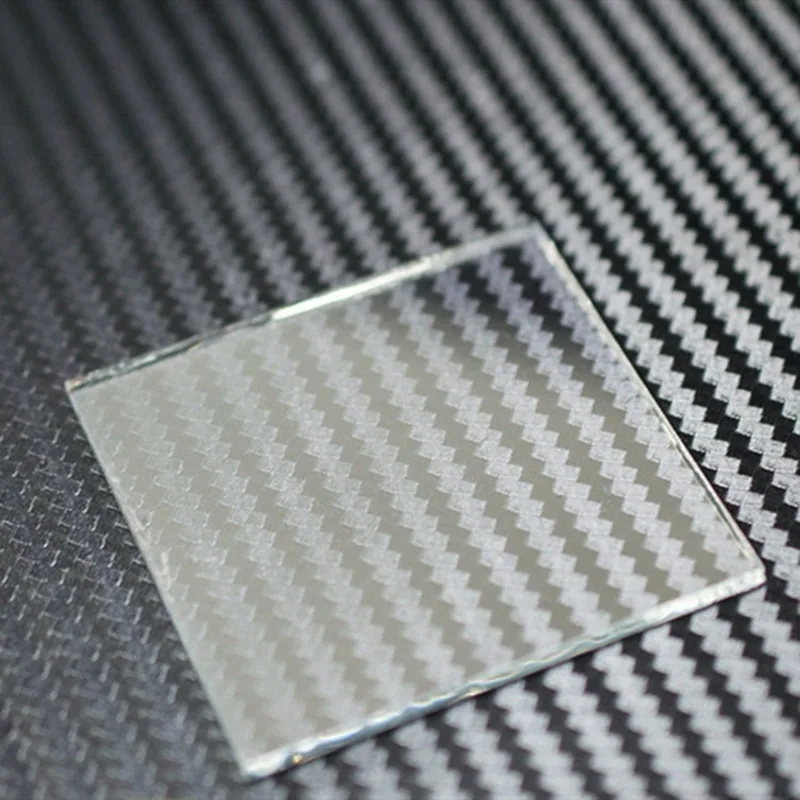 48*48*1.1mm 50% Transmission Transflective Glass Telephoto Beamsplitter Galss Plate Prism Teleprompter 1pcs T:R=50:50